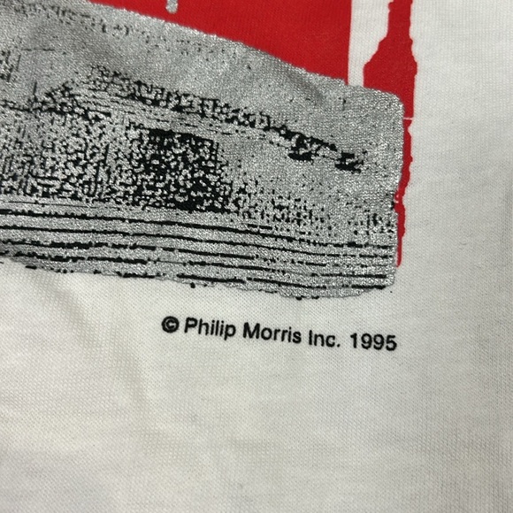 Vintage 90s Marlboro Unlimited Cotton Short Sleeve Graphic Train Pocket T-Shirt - Picture 6 of 7